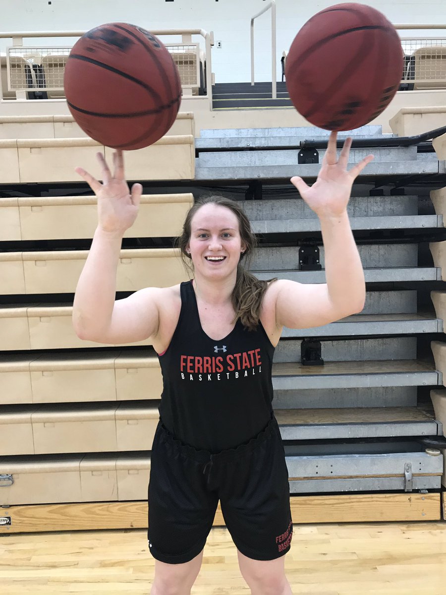 kfaustin's tweet image. . @FerrisWBBall Monday winner do the day...... @AbbyLeighNakk  #7core #1%better