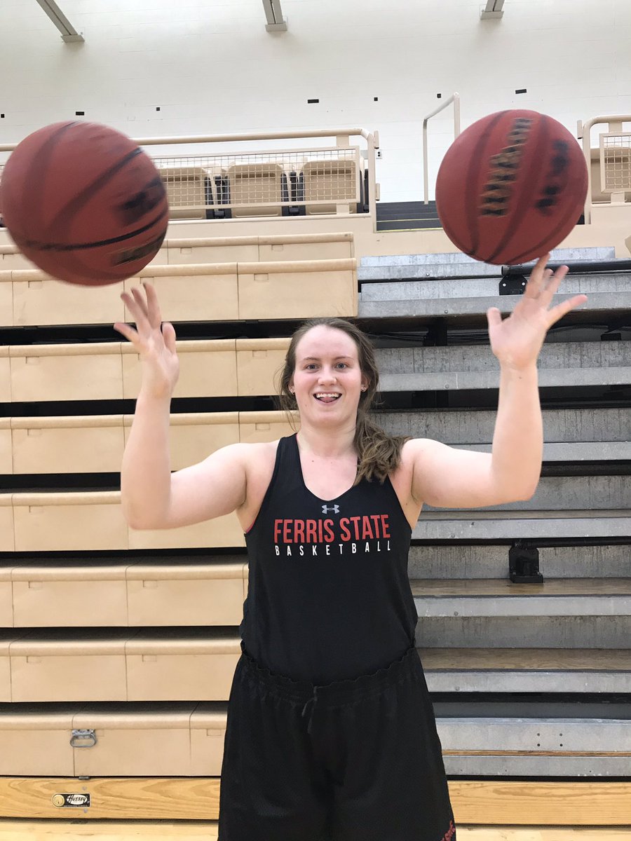 kfaustin's tweet image. . @FerrisWBBall Monday winner do the day...... @AbbyLeighNakk  #7core #1%better