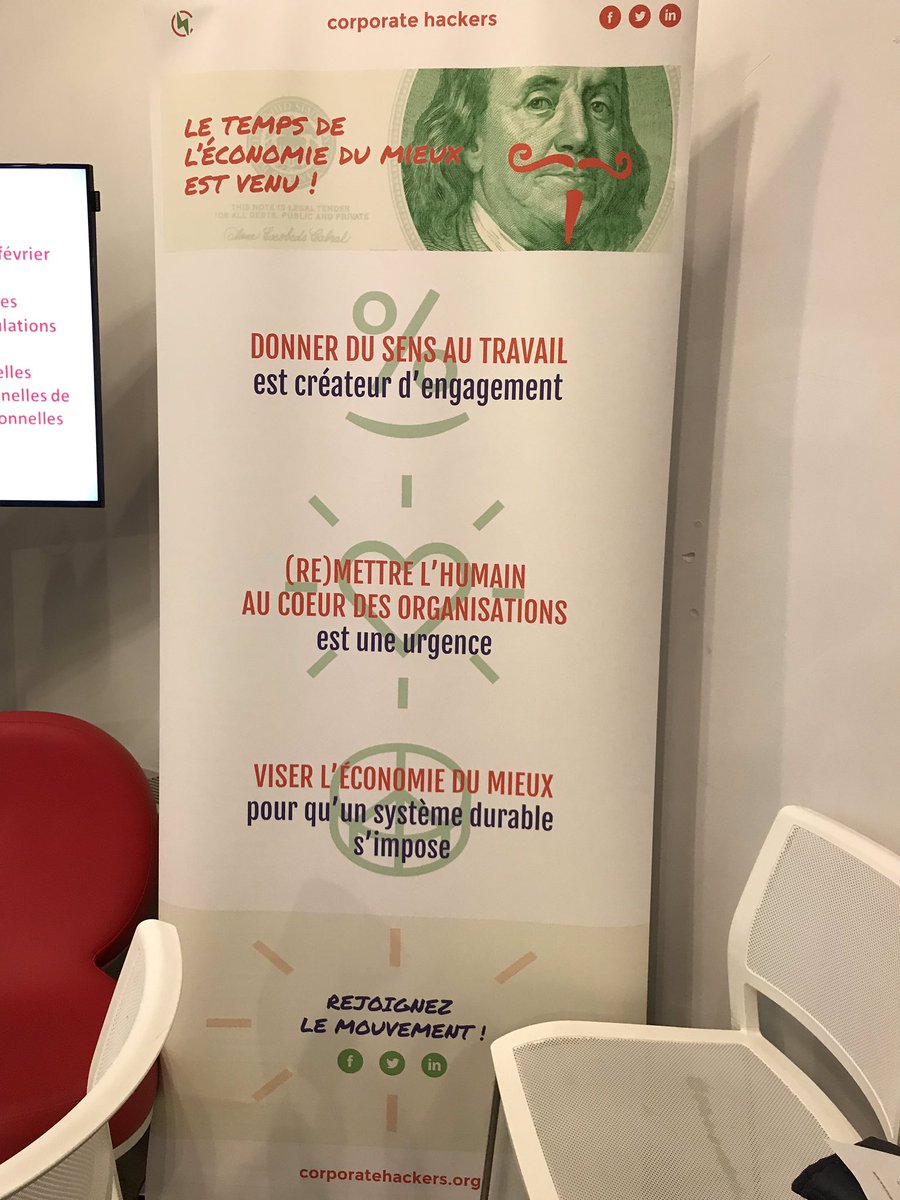 Bravo à <a href="/CorpoHackers/">Corporate hackers</a> pour cette belle soirée sur le sujet des émotions  #sens #engagement #economiedumieux #richesses