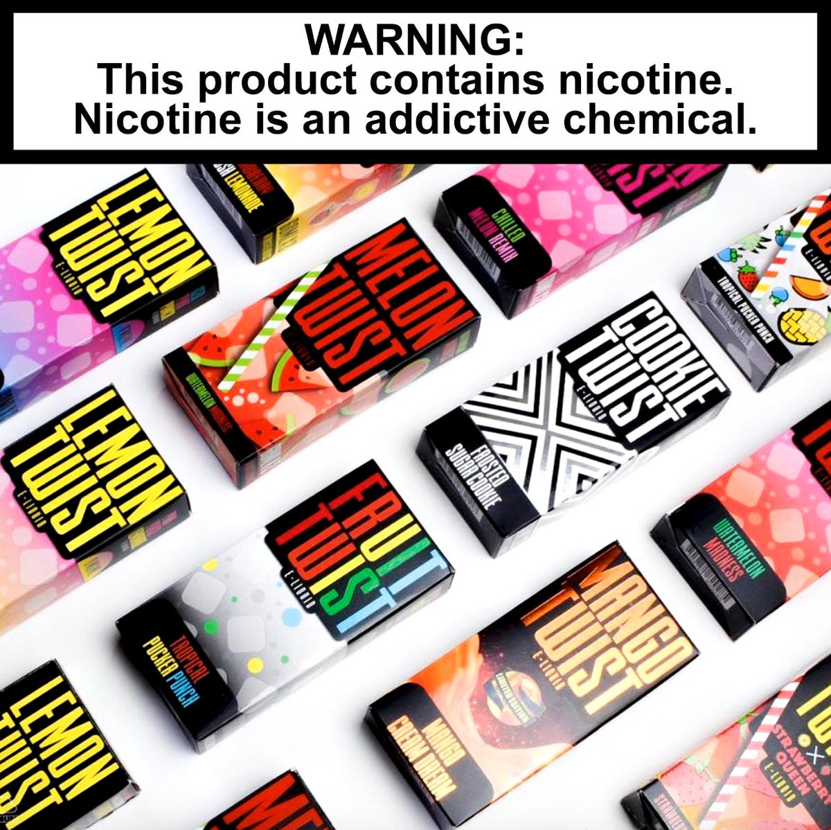 Have you tried all of our TWISTED flavors!? Leave a comment below and tell us which is your fave and why!🍉🍓🍋🍈🍊🍍🍑🍪💨 Show us how twisted you are(;