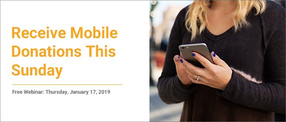 See how simple it is to #give with a mobile app.

Join Cathedral's partner, <a href="/GivePlusVanco/">GivePlusVanco</a>, this Thursday, 1/17 at 1pm EST for the free webinar: Receive Mobile Donations This Sunday.

Learn more and register: bit.ly/2RmPhU0 

#stewardship #church #CathedralCorp