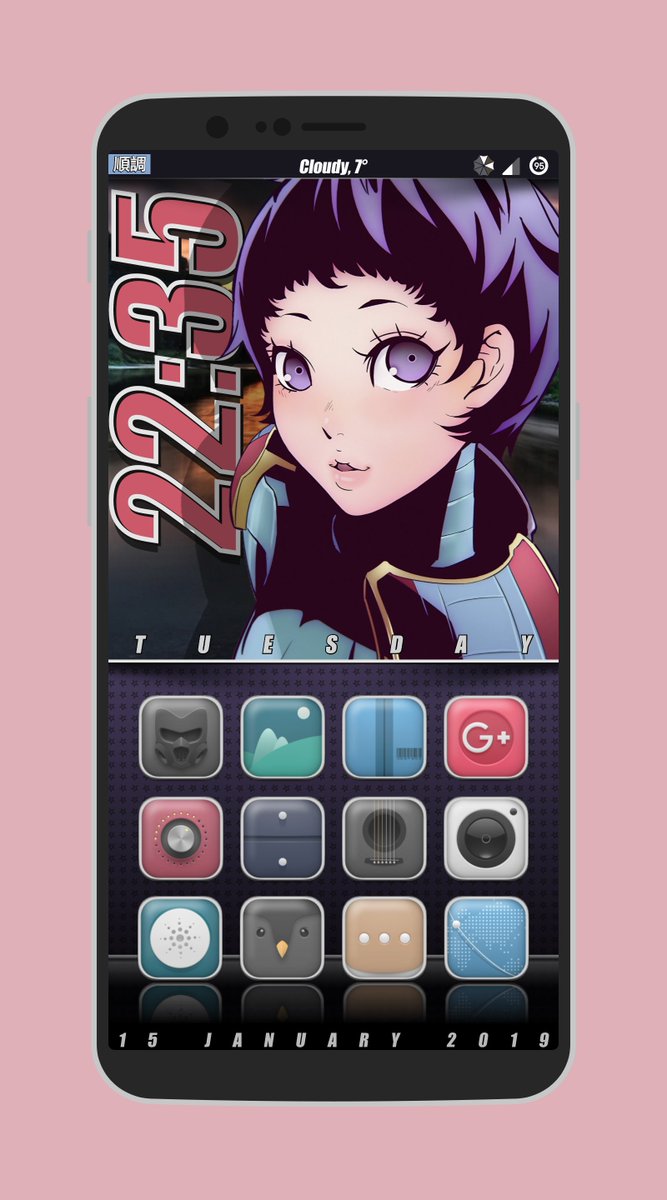 spencerdawson3's tweet photo. Tuesday shot.
Klwp.
#Klanting icons by B.S.O.D
credits where due for the rest. https://t.co/ZtESq9s067