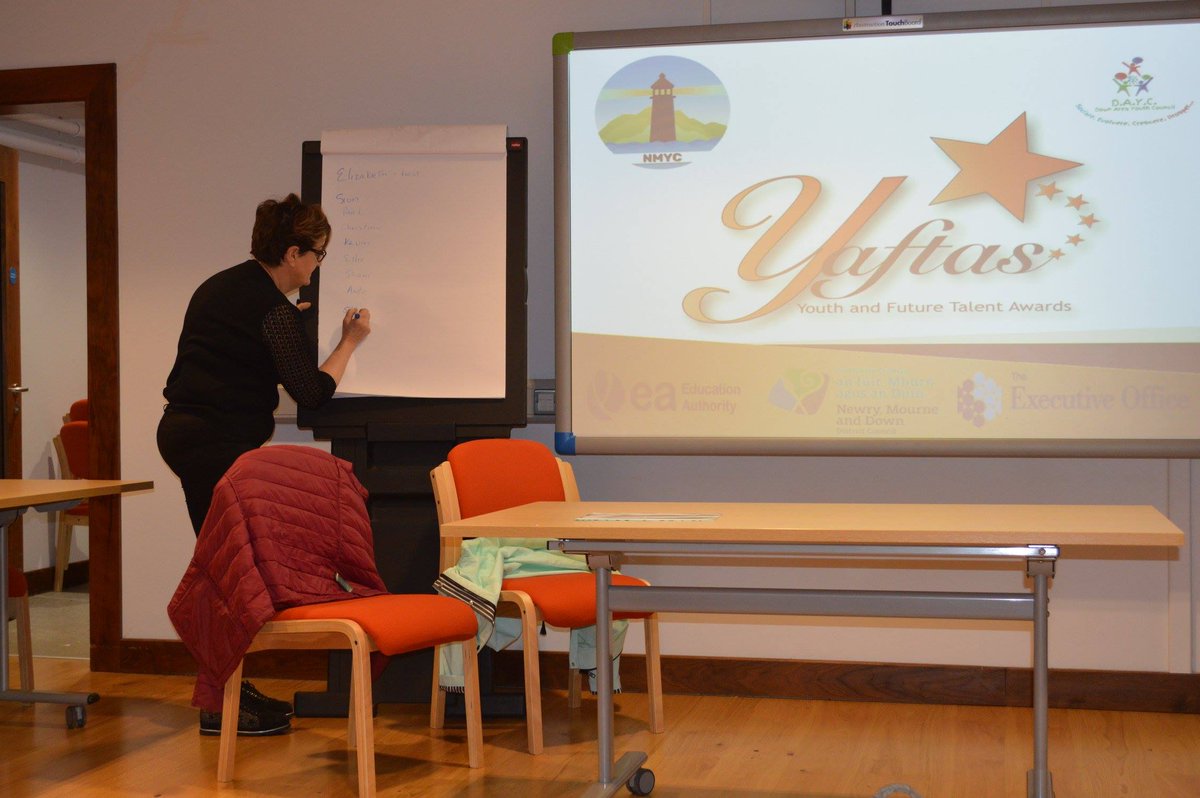 newryyc's tweet photo. Tonight our Youth Councillors continued their preparations for the YAFTAs launch on Wednesday 23rd in Downpatrick. Everyone is in full swing and working hard. Hope to see you all there! #YAFTAS2019 https://t.co/n7KwPKHnND