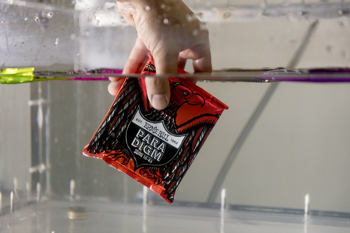 ernieball's tweet photo. All Ernie Ball foil wrapped packages are tested for seal integrity by submerging them under water and checking for leaks. #fromthefactoryfloor #iplayslinky https://t.co/SSvI8SNZSg