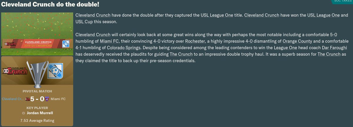 Cleveland Crunch tweet media