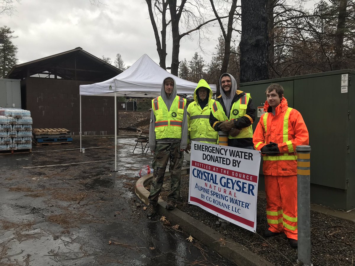 PID is providing bottled water to their  customers on the Ridge free of charge.  6332 Clark Road Monday-Friday 10am - 2pm #ParadiseStrong #RidgeRecovers