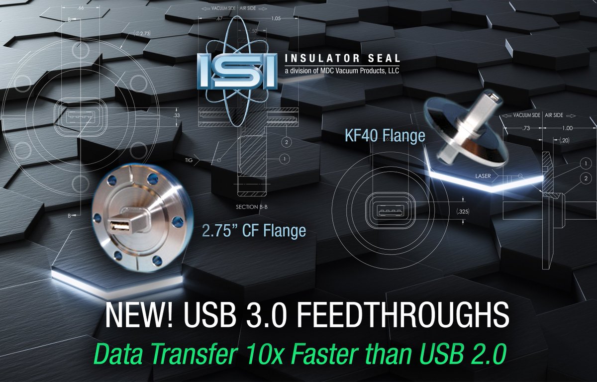 MDCPrecision's tweet photo. New USB 3.0 Feedthroughs! https://t.co/xghXoR6qeC #MDCVacuum #InsulatorSeal #USB #USB3 #datatransfer #vacuumtech #vacuumscience #invacuum #vacuumtechnology #vacuumchamber #ceramicseal  #semiconductor #thinfilm #physics #aerospace #spacetechnology #spacetech #feedthrough #electric https://t.co/HC4qiafxge