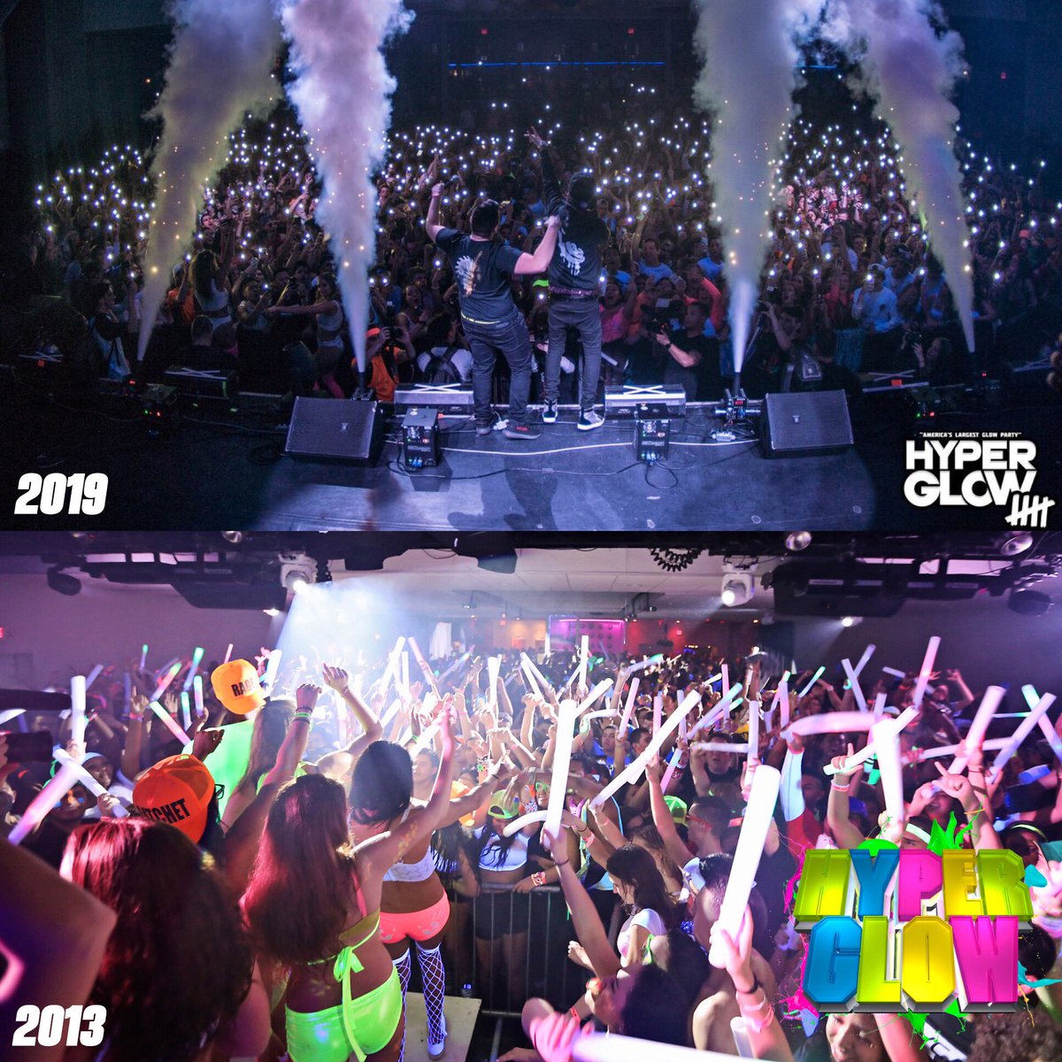 Hyperglow's tweet photo. Started from the bottom, now we here! 💪😎🔥🎉 #5YearChallenge #Hyperglow5 https://t.co/URqlr9DYoT