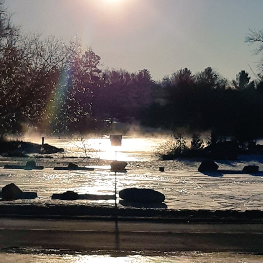 We've had some beautiful mornings. Hope you'll plan a drive to visit us here in beautiful #buckhorn. Coffee, teas and home cooked treats.