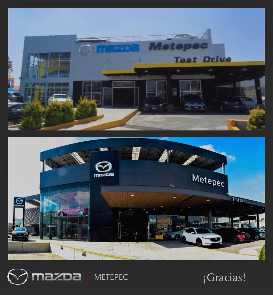 MazdaMetepec's tweet photo. ¡Una trasformación que ha sido posible gracias a ti! #feelalive 
#10yearchallenge #10YearsAgoChallenge https://t.co/Rghyb4ACY3