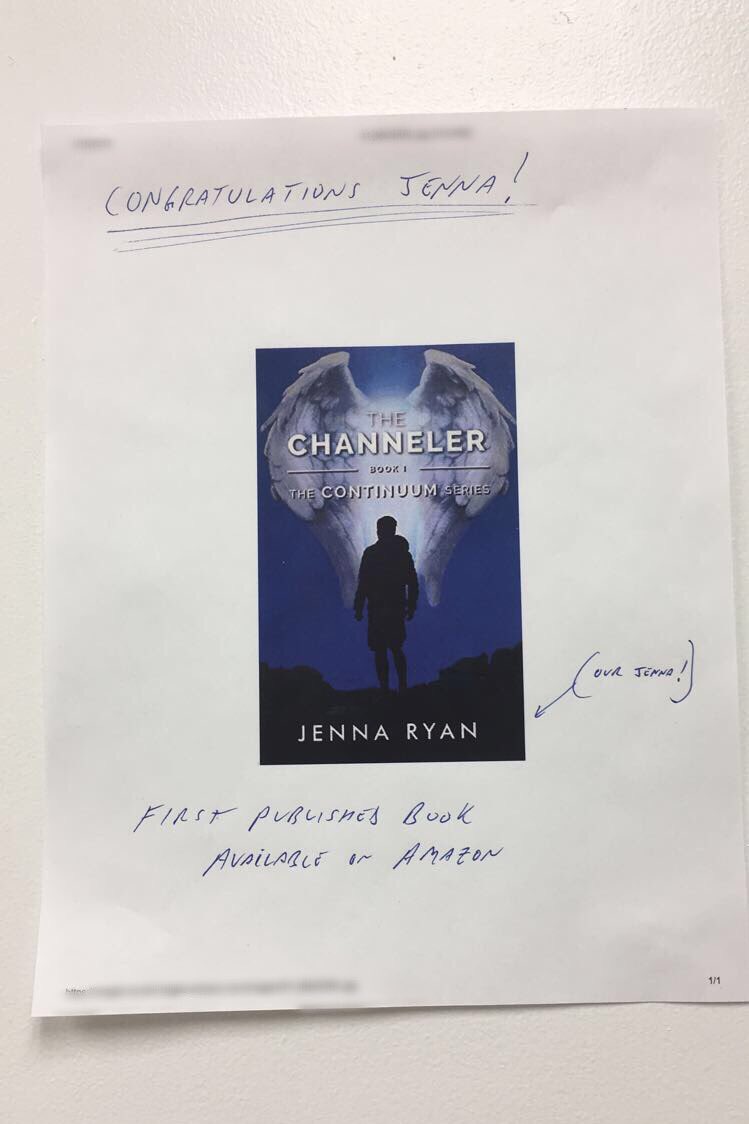 jennaryanink's tweet photo. My boss is the best ๐ I seriously love my job and my awesome coworkers! Everyone is so supportive. Thanks guys!
โจ#FRIDAY IS JUST A COUPLE DAYS AWAYโจ
#booklaunch #bookbirthday #newauthor #debutauthor #authorlife #HereWeGo #TheChanneler #ContinuumSeries https://t.co/lJJ3vJSJ9T