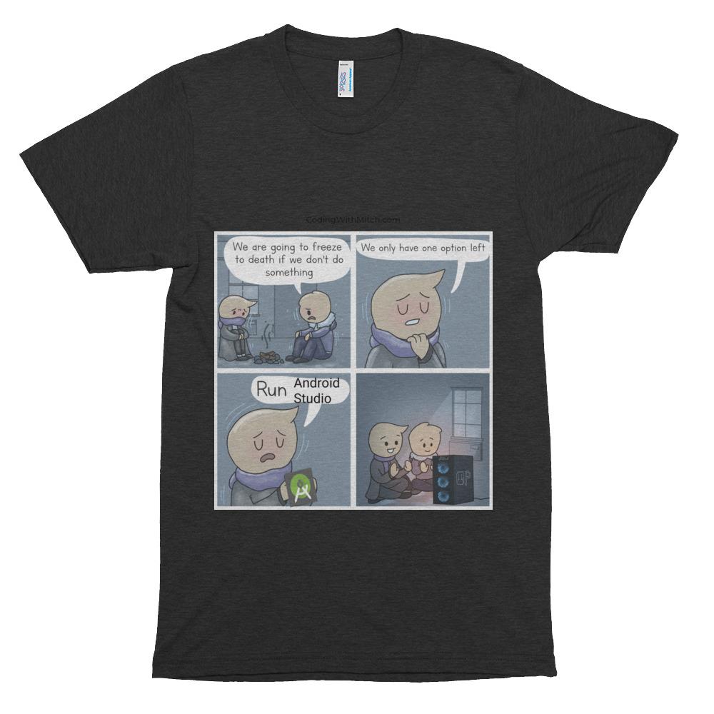 mitch_tabian's tweet image. Do you like programmer memes? There's new Android specific meme shirts available on my website. store.codingwithmitch.com/collections/an…
#codingwithmitch