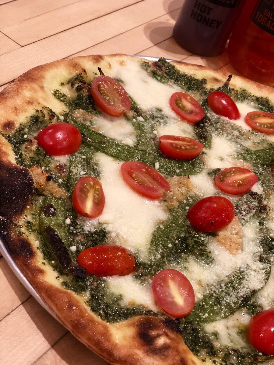 Weekly Special - arugula pesto, crushed garlic, snow peas, fior, cherry tomatoes.  #saltandtobacco #cabbagetown #toreats #blogto #torontofoodcritic #dishedto