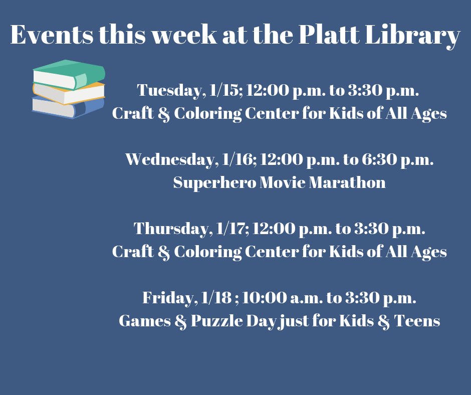 PlattLibrary's tweet photo. https://t.co/KuqDBJFjK9