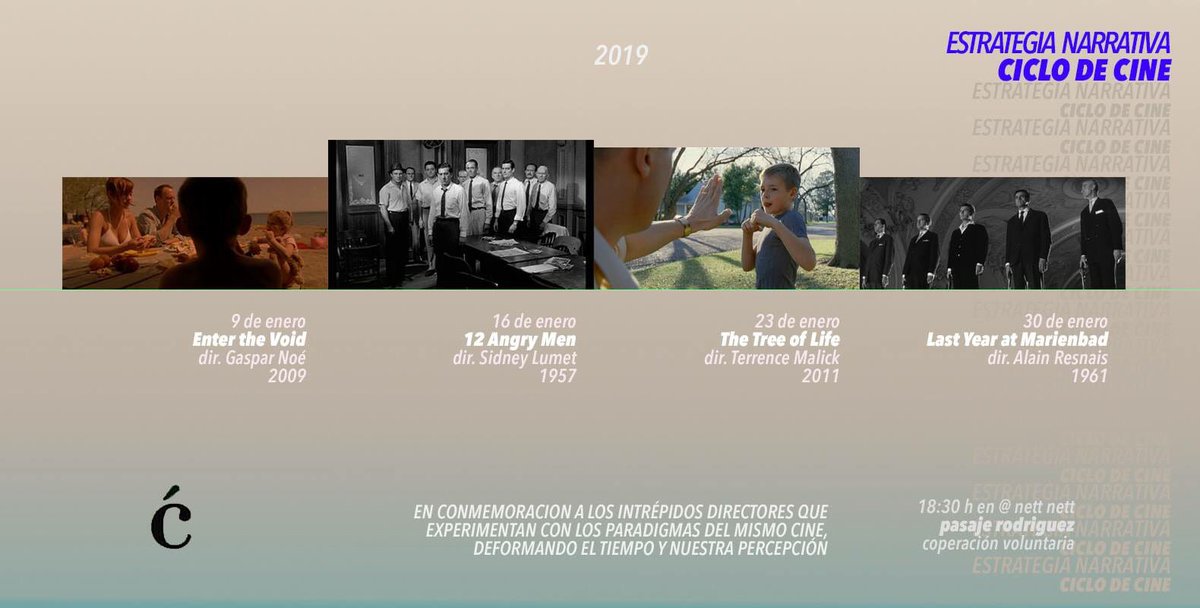 Cineclub Edredón 🎞 en Nett Nett #Tijuana #PasajeRodríguez #Cine 🎥 Films del mes: