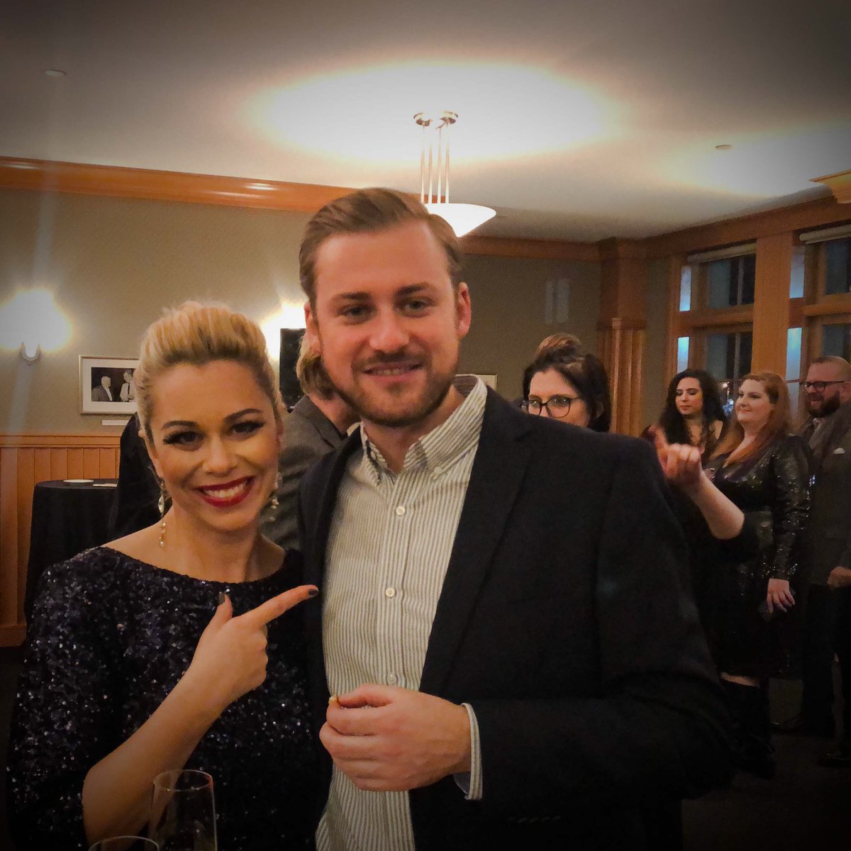 Daniela Fally (Zerbinetta) und Ludwig Mittelhammer (Harlekin) nach der Premiere von „Ariadne auf Naxos“ mit dem Cleveland Orchestra unter Franz Welser-Möst (Severance Hall, 13. Januar 2019) clevelandorchestra.com
