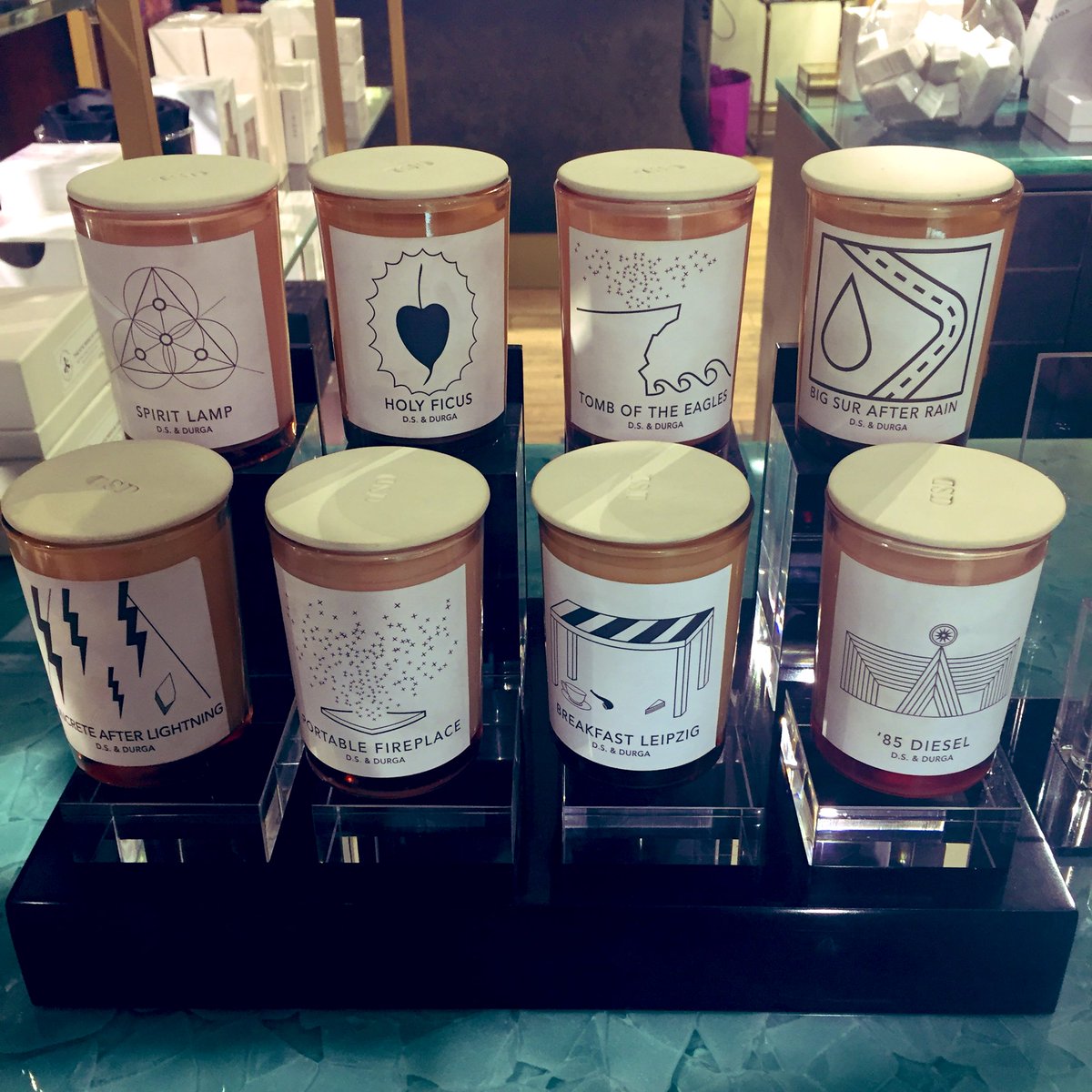 WanderlustLDN's tweet photo. When you fall in love with a new brand and new scents 😍 @DSANDDURGA @LibertyLondon #candles #scent #design #lush #liberty https://t.co/AAQodCHfxi