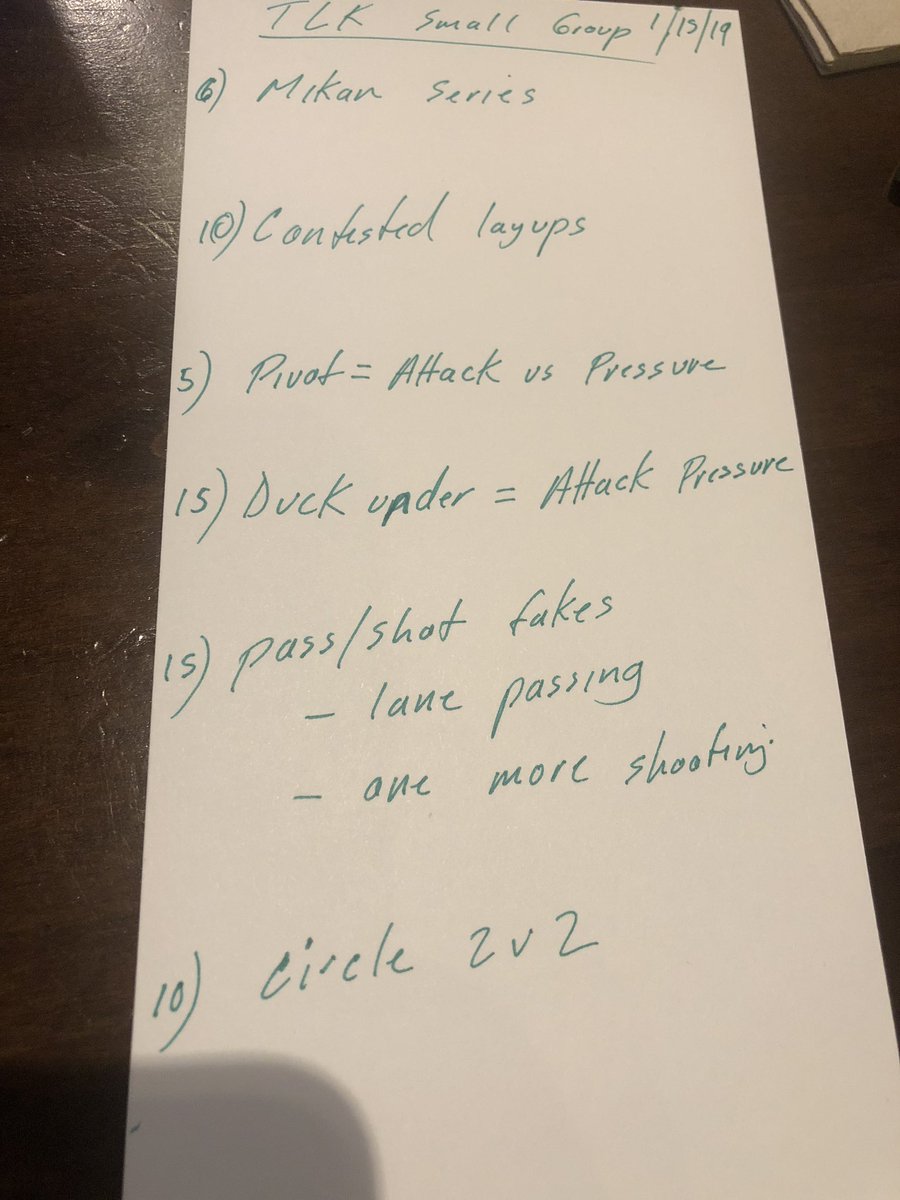 Love simplicity in our workouts...focus on things that happen the most in games. Youth workout tonight getting better at finishing and handling pressure! It’s not what you do...it’s how you teach it!!