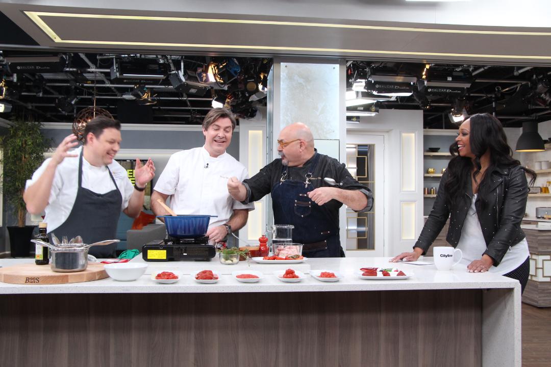 Cityline's tweet photo. Everything you need to know about canned tomatoes—our #3Chefs share tomato tips & a delicious tomato paste sauce recipe. 🍅 https://t.co/DgnMd33DZW https://t.co/8owgIqIyJS