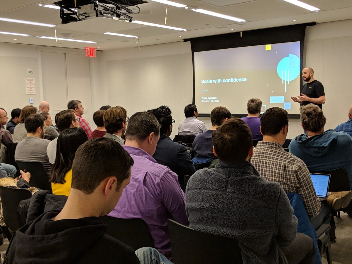Thrilled to have <a href="/elastic/">Elastic</a> NYC User Group here tonight for their <a href="/Meetup/">Meetup</a> !