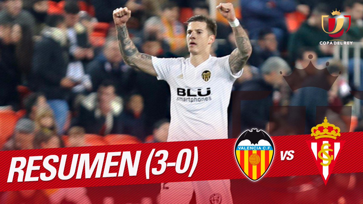 Gol's tweet photo. 📽 RESUMEN #VCFSporting
🦇 ¡Santi Mina marcó el camino!
💪 ¡El @valenciacf estará en cuartos de final!
Revive lo mejor del partido 👉 https://t.co/cdJnmIFLpG
#beINLaCopa https://t.co/bUtzSr8SMV
