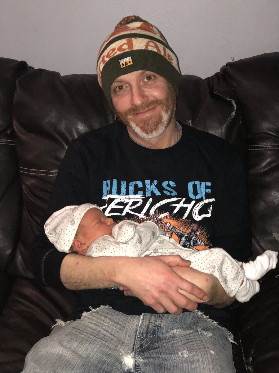 PY2481's tweet photo. Got to meet my new nephew today. I think heโs gonna be a wrestling fan since I wore my #bucksofjericho shirt @IAmJericho @MattJackson13 @NickJacksonYB https://t.co/Gdss2VVKSp