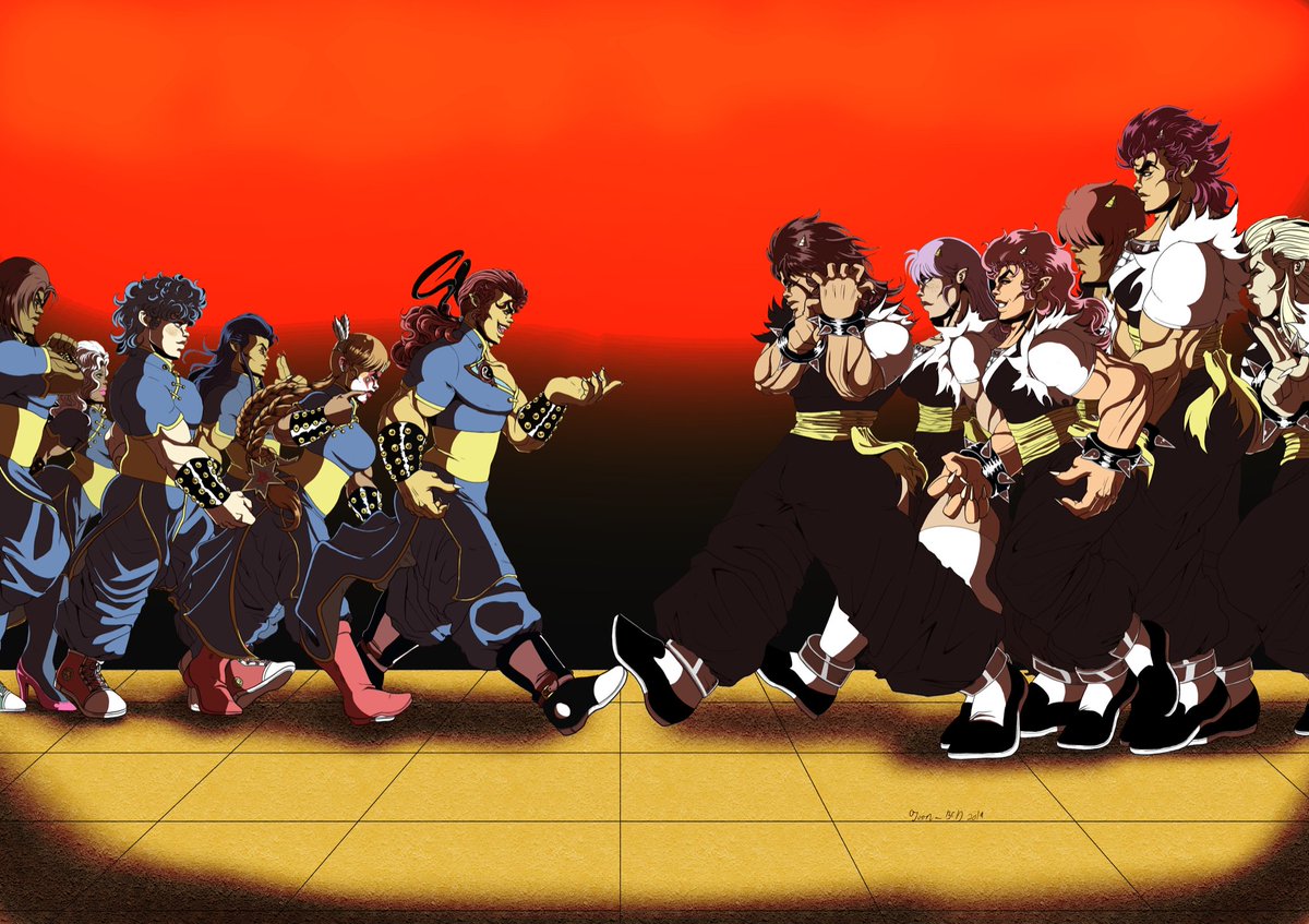 Toon_BCD's tweet photo. For the #cspcontest18 
Demons (and humans) go at it https://t.co/RIhayCNfbV