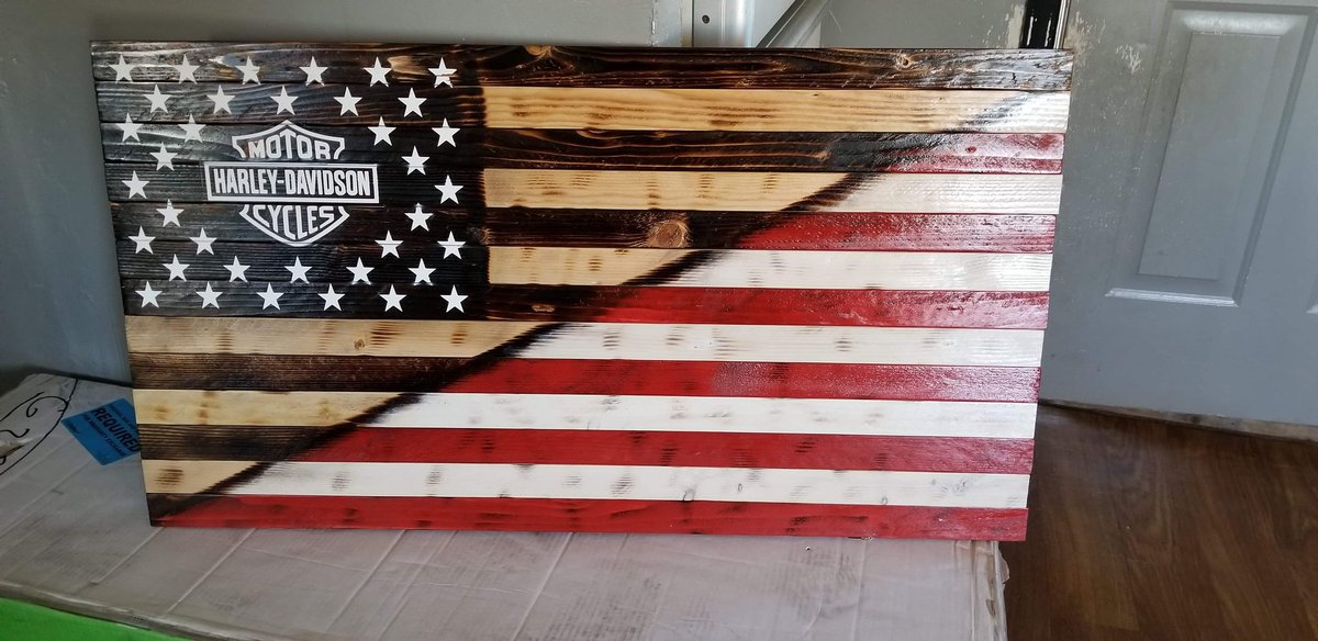 MMWebsiteDesign's tweet image. Custom wood flags, contact us for more info and how to order