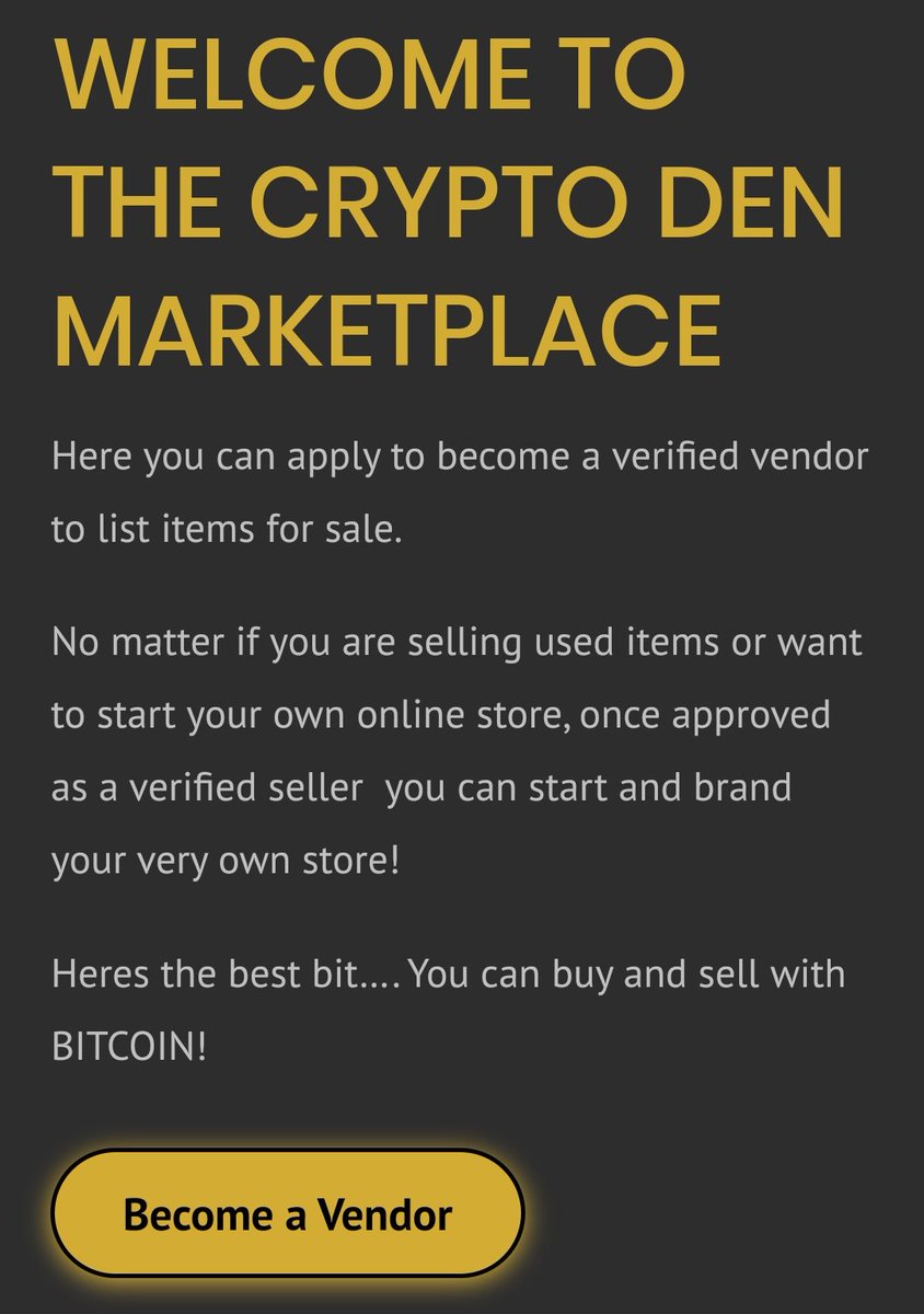 sell your stuff for cryptocurrency