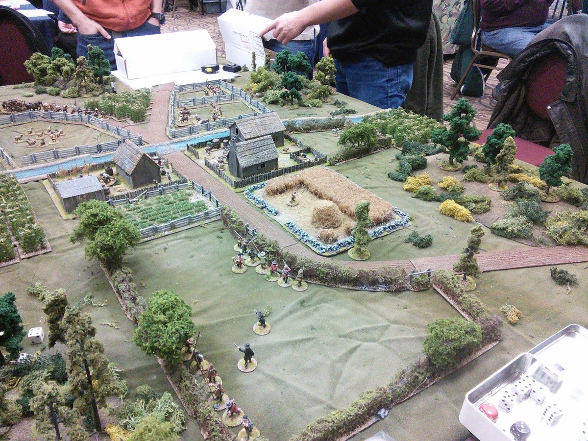 hotleadgaming's tweet photo. Check out this beautiful map at #HotleadCon . Have you ever tried terrain making? Hotlead GMs bring some of the most beautiful pieces and maps to play! Be sure to make it out to Hotlead this year and check it out! https://t.co/W9g8aIhf8t