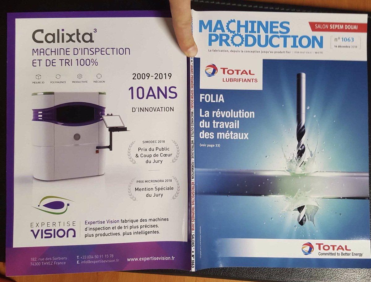 expertisevision's tweet photo. @MachPro_fr @MachPro_fr Merci pour votre article ! #Calixta3 Prix de Jury 2018 @SIMODEC74 https://t.co/HV9qWyXSJy