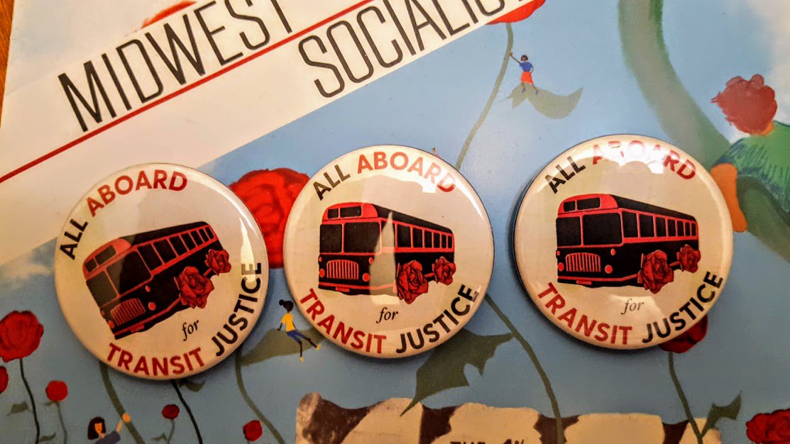 SangamonDSA's tweet photo. Buses are free this week, so take the bus to our social on Friday and get yourself a transit justice pin!

https://t.co/UujBEkkp0c https://t.co/4QWVF9JIAf