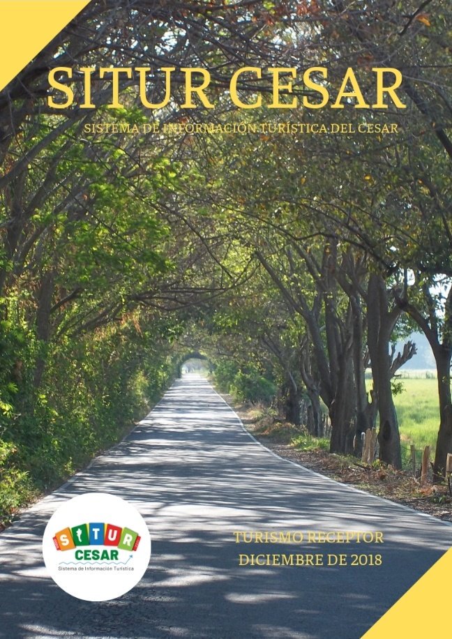 SiturCesar's tweet photo. Conozca los indicadores turísticos del turismo receptor del Cesar en diciembre de 2018.
#SITURCesar #Turismo #Cesar #Valledupar #VisitaelCesar
@jolurma57 @CCVALLEDUPAR @ClusterTur https://t.co/CssImrd3Zm