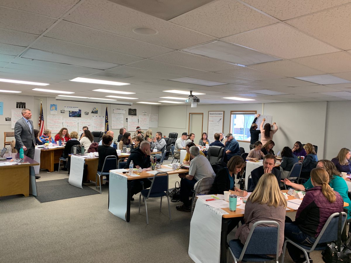 AwesomeSsd's tweet photo. Leaning in to thoughtful conversations about what makes Scappoose unique and special.   Day 1 of Strategic Planning with community members and staff.  Thanks to everyone for contributing! https://t.co/F3qJljMEDU