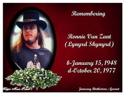 Remembering one of the greatest ever! Happy birthday to you Ronnie Van Zant! 