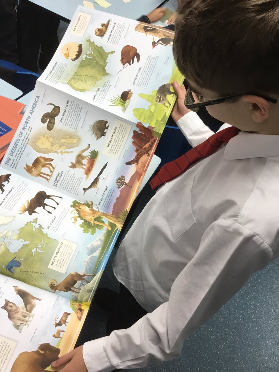 Some pupils took a minute or two to look at the Animal Atlas to gather some facts #pleasantstscientists #pleasantstreaders @pleasantstreads