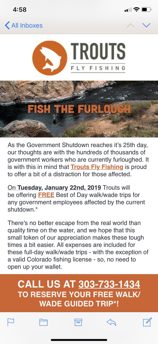 This is why I love @TroutsCO Sure they give great advice, offer education to all levels of angler and sell the best gear, but more importantly they care about people and the habitats we fish and put their money where their mouth is. #endorsedbymothernature #troutsflyfishing