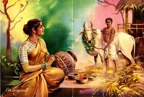 Mattu Pongal also called Gopuja, is dedicated to rituals of cattle worship.❤️

It has roots in the well-known Hindu story of Lord Shiva and his mount Basava.😍

#Pongal2019 💐🙏

 #MattuPongal 🐂