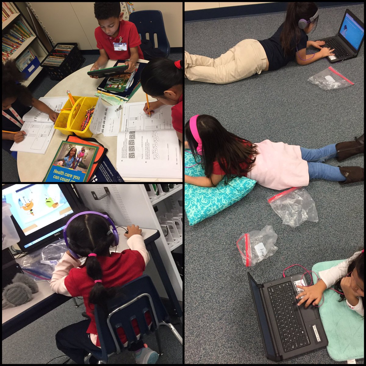 Rebecca6_1985's tweet photo. Students practicing multiplication and working to improve math skills on @iReady! We had a productive Tuesday! #Reesmath @ReesStars https://t.co/2O6WR2ULlX