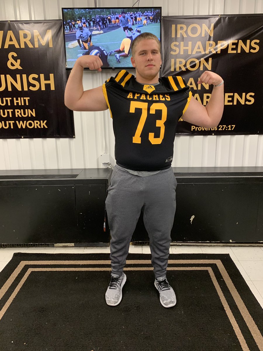 CoachDBrooks51's tweet image. I had a great time on my  Official visit at tjc today #apachestrong