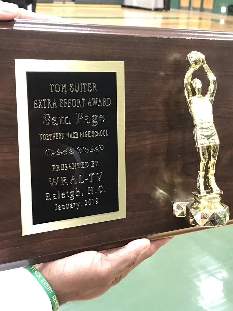 NNHS_Athletics's tweet photo. Knight Nation, help us congratulate our winner, of the Tom Suiter Extra Effort Award,  Sam Page.
This young man is a tremendous athlete, a great student, but he is an even better person! https://t.co/4rKl4GUtzq
