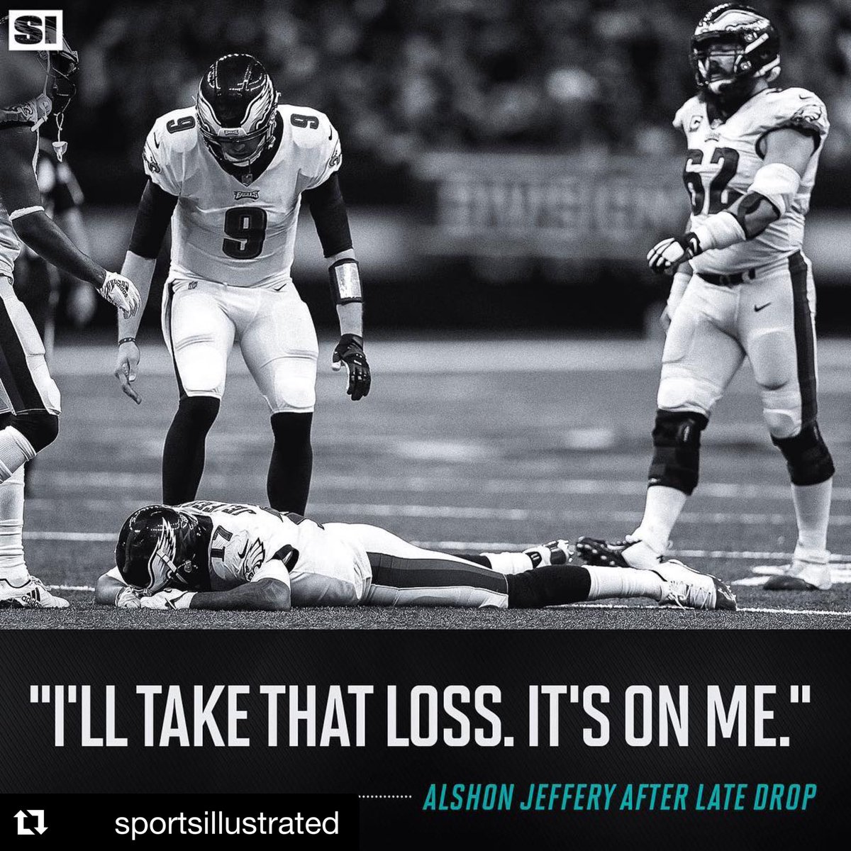 How every Eagles fan felt Sunday night.  For me, I don’t think It’s as much about the loss of the season, but rather the loss of this particular team.  That was one hell of a ride.  Thank you @philadelphiaeagles and especially <a href="/nickfoles/">Nick Foles</a>.  #flyeaglesfly 🦅