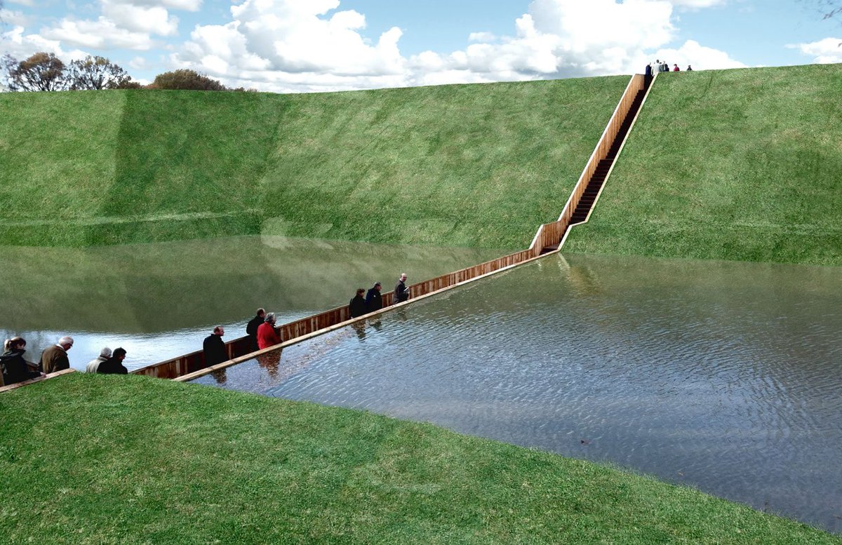 The Spectator Index (@spectatorindex) on Twitter photo 16/01/2019 16:18:56 IMAGE: The Moses Bridge in the Netherlands. IMAGE: The Moses Bridge in the Netherlands.