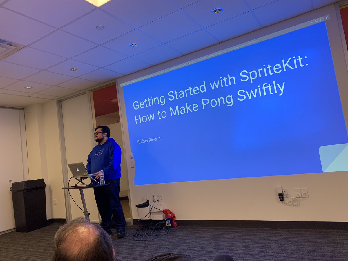 jayethebeard's tweet image. Starting my year off as planned. Dedicating to learning #swift this year. Tonight’s topic is building a Pong Game with #SpriteKit. #brotherswhocode @BrianMillerCode #ios #iphone