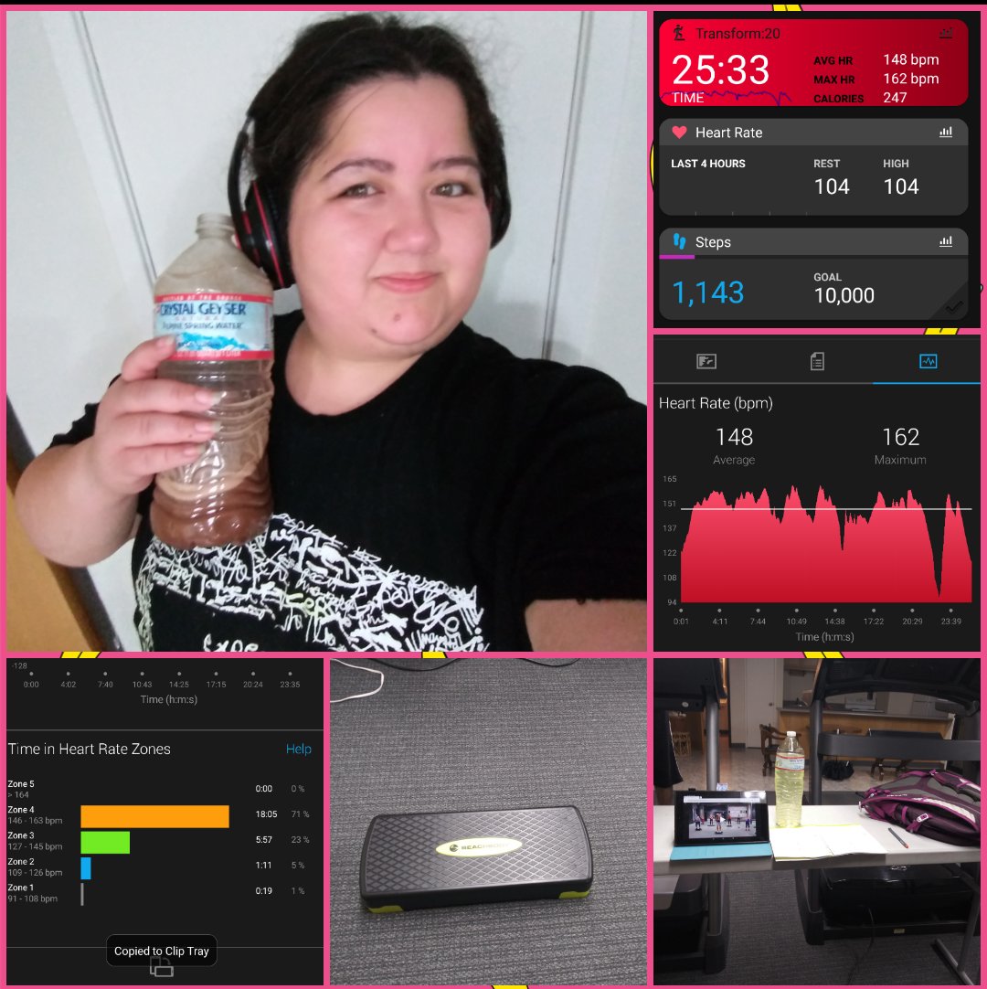 gethealthy2018's tweet photo. Finished day 2 of Transform:20.  OMG at the end of the exercise as we were in cool down it became emotional for me because I did it! Tears LITERALLY came down my 👀 for a minute or 2. 

#weightlossjourney #faster #day2 #transform20 #shaunt https://t.co/0n7N2MjHd8