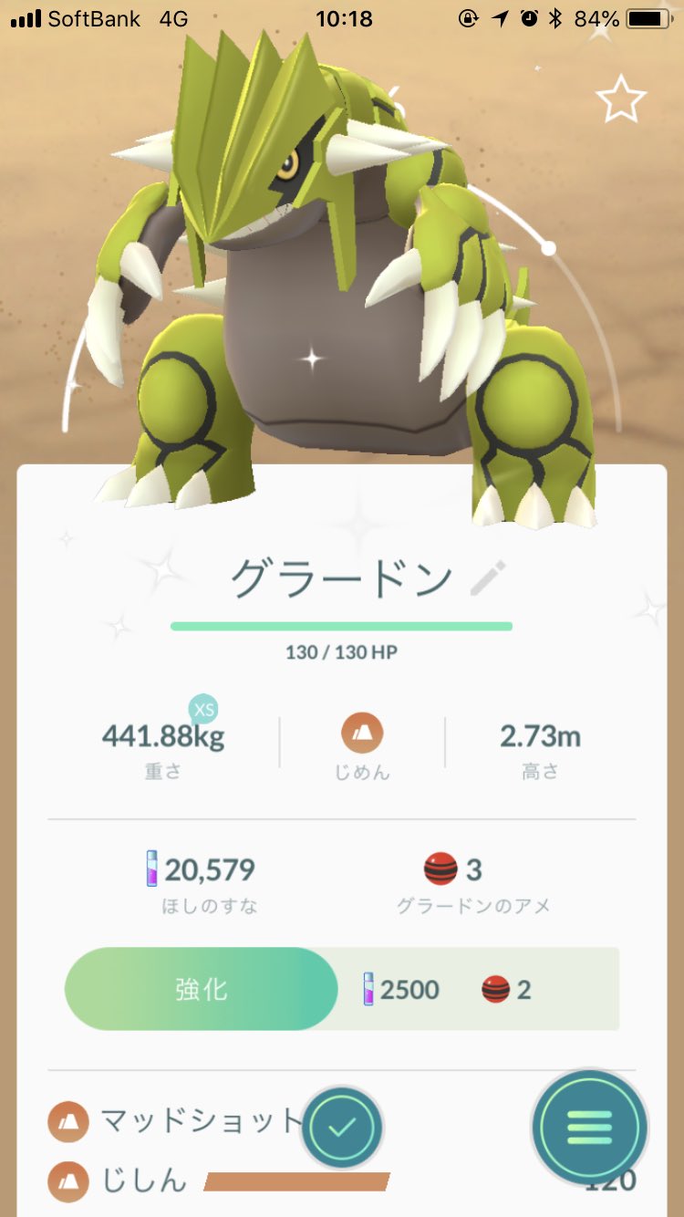 ゆき グラードン色違いゲット ポケモン ポケモンgo グラードン 色違い T Co Xsocthumbf Twitter