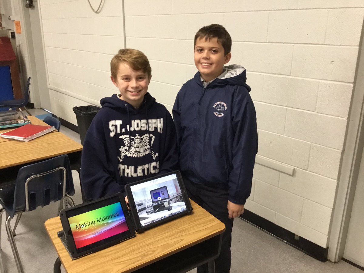 beththomas's tweet photo. Awesome student quotes from today βI like that with stations I get to work in groups and make something and teach others about my project.β ~6th grade student @St. Josephβs Plancetia #ABLEOC #FuseRI #CatholicEdChat Getting ready for #CSW19 #Stations #JesusRally https://t.co/wvzbAVS8aq