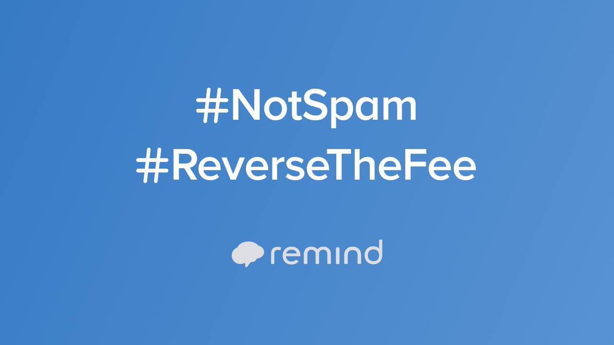 jenhencken's tweet photo. I challenge you @Verizon to ask your employees how many are parents who communicate with their kids’ schools via @RemindHQ It’s a much needed service for communication between students, teachers, and parents. #NotSpam #ReverseTheFee https://t.co/inPMrPfSZa