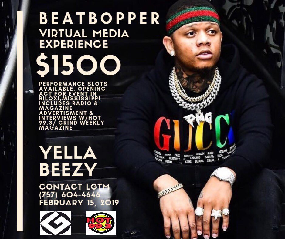 HudginsLGTM's tweet photo. 2019 we got you. We can develop tours throughout the country which includes radio & magazines advertisement #radio #music #rapartist #events #beezy #songs #musicartist #beatbopper #mags #radio #hot93 https://t.co/KWBgCwFUXA