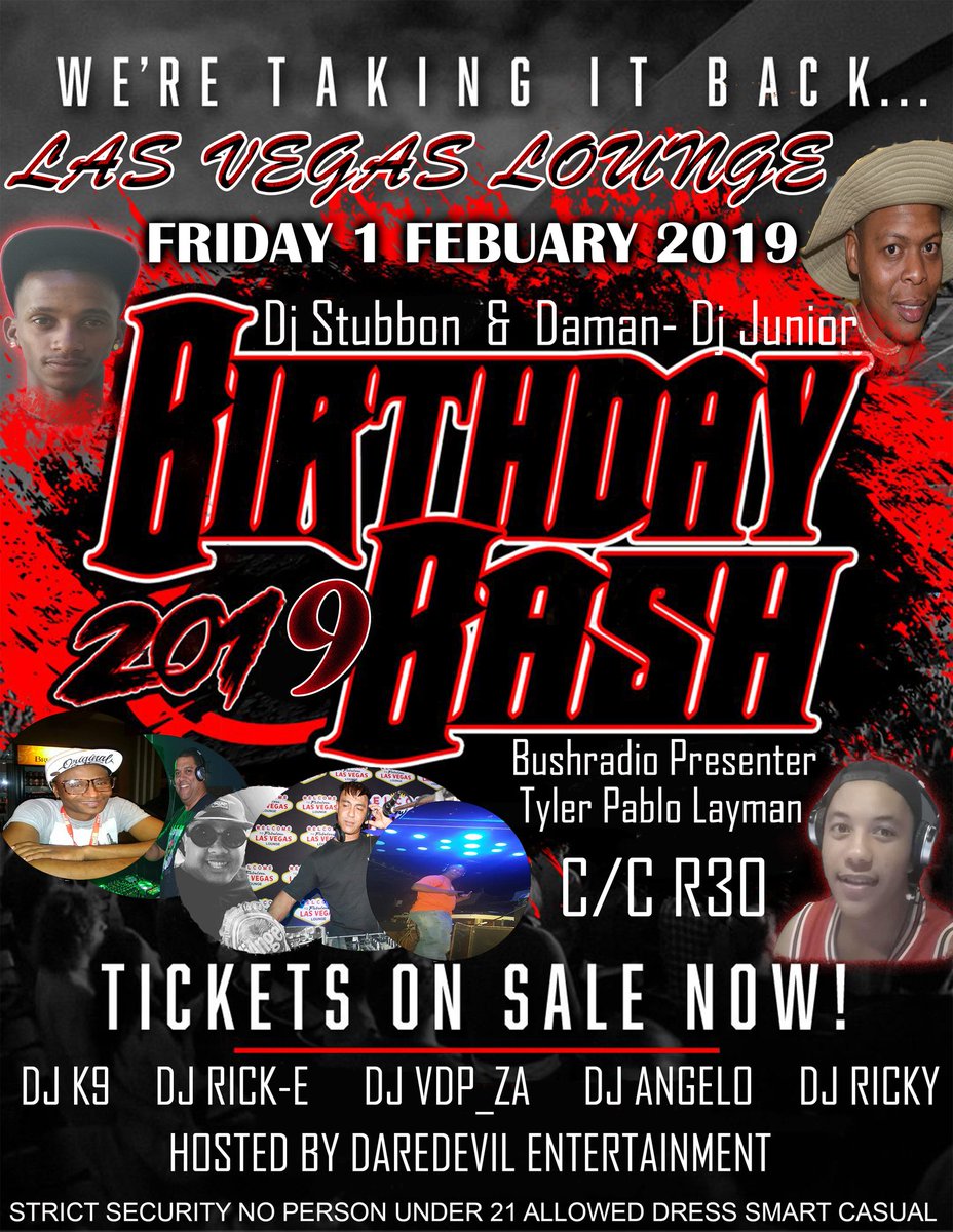 DjRicky25's tweet photo. This coming month of love we kicking it off in great style of club music so get your early bird tickets now whatsapp 083 6915150 https://t.co/etSesNw6ia